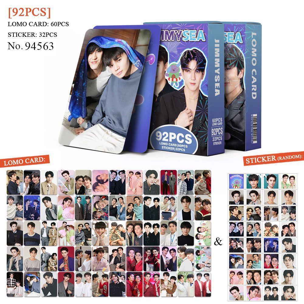 92-96pcs Thai Star Pondphuwin LINGORM ENGLOT Lomo Cards GMMTV ATLAS Gemini Fourth Joong Dunk Winny Satang Stickers Photocards SKYNANI POND PHUWIN Postcards cheap items CX