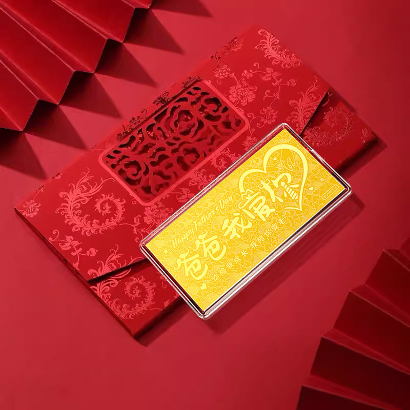 Water Shell Gold 999 Pure Gold One Gram Gold Bar Happy Birthday Gold Piece Peace Joy Investment Pure Gold New Year Gift 1.30