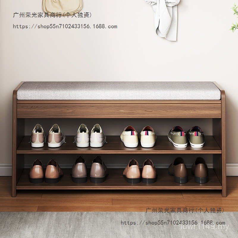 Change Shoe Sitting Storage Stool Entrance Household Shoe Cabinet Entrance Can Sit Integrated Object Stool Stool Entrance Door Shoe Rack Shoe Door Stool PFFP