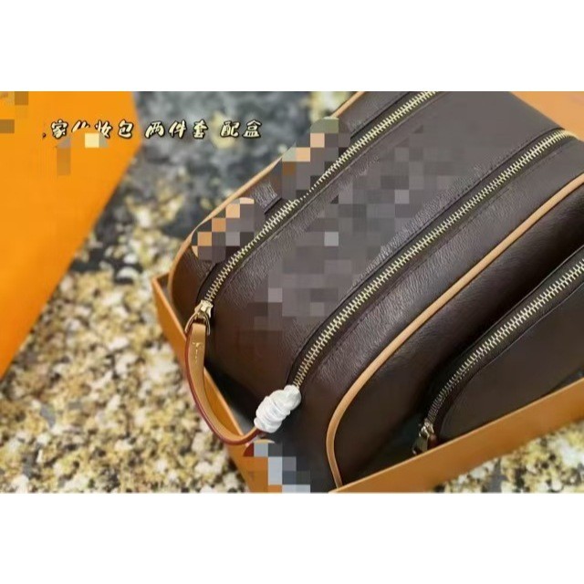 New Portable Women Cosmetic Bags Large Capacity Makeup Bag 2pcs Set