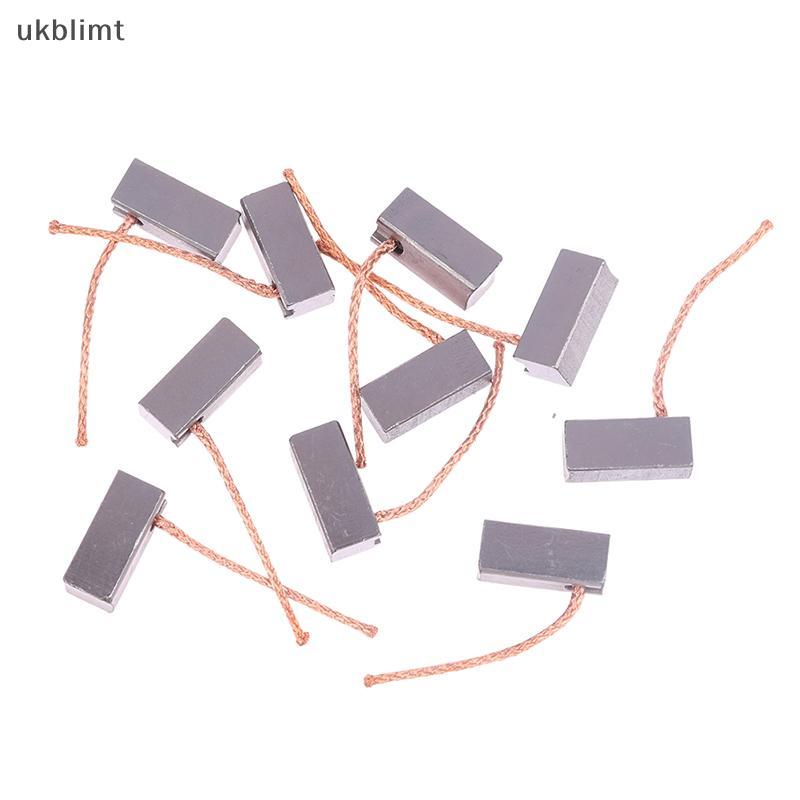 null 10pcs Motor Carbon Brush For Automobile Heater Blower Fan Air-blower Replacement Tools 8*8*18mm null
