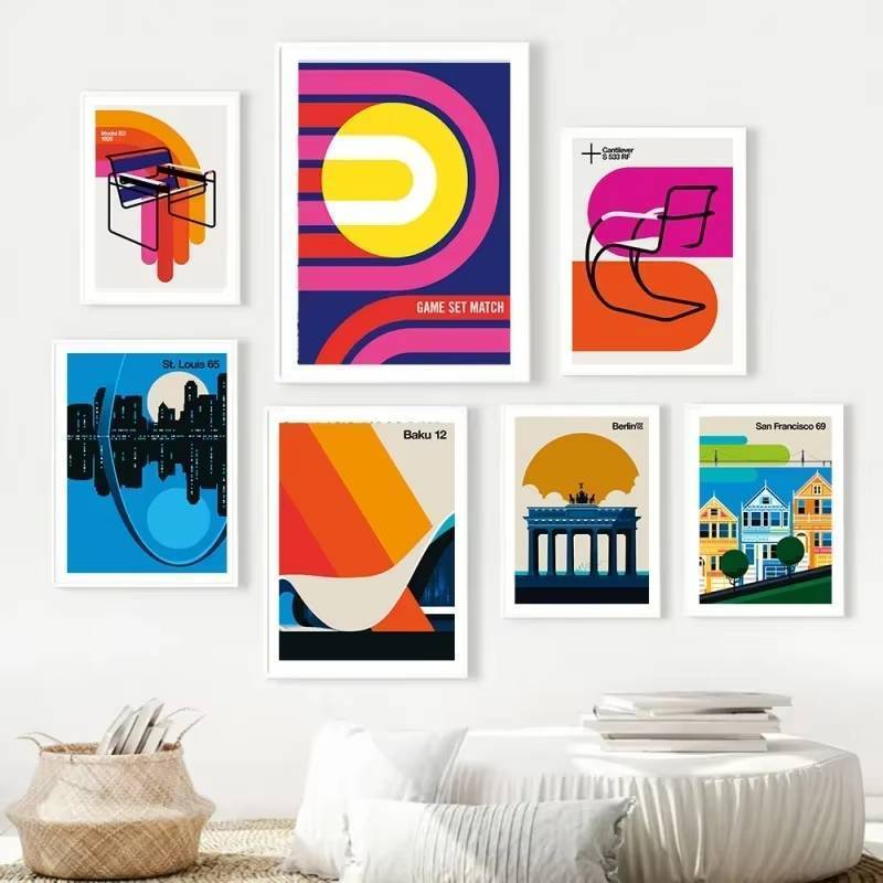Scandinavian Simple Wall Art Travel Berlin Food Coffee Hd Canvas Poster Print Home Bedr…