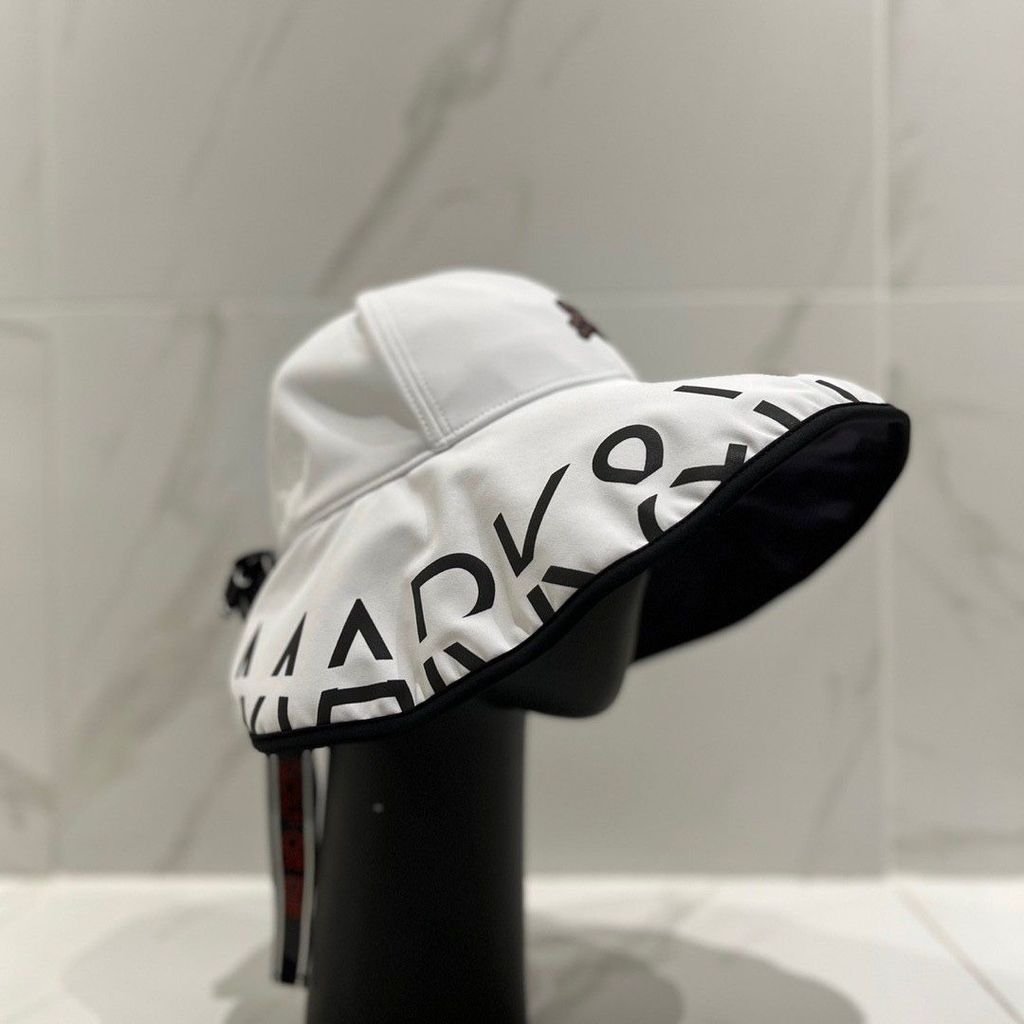 Golf Ladies Bucket Hat Sunshade Sun Hat Sports Casual All-Match White Black Red Fashion