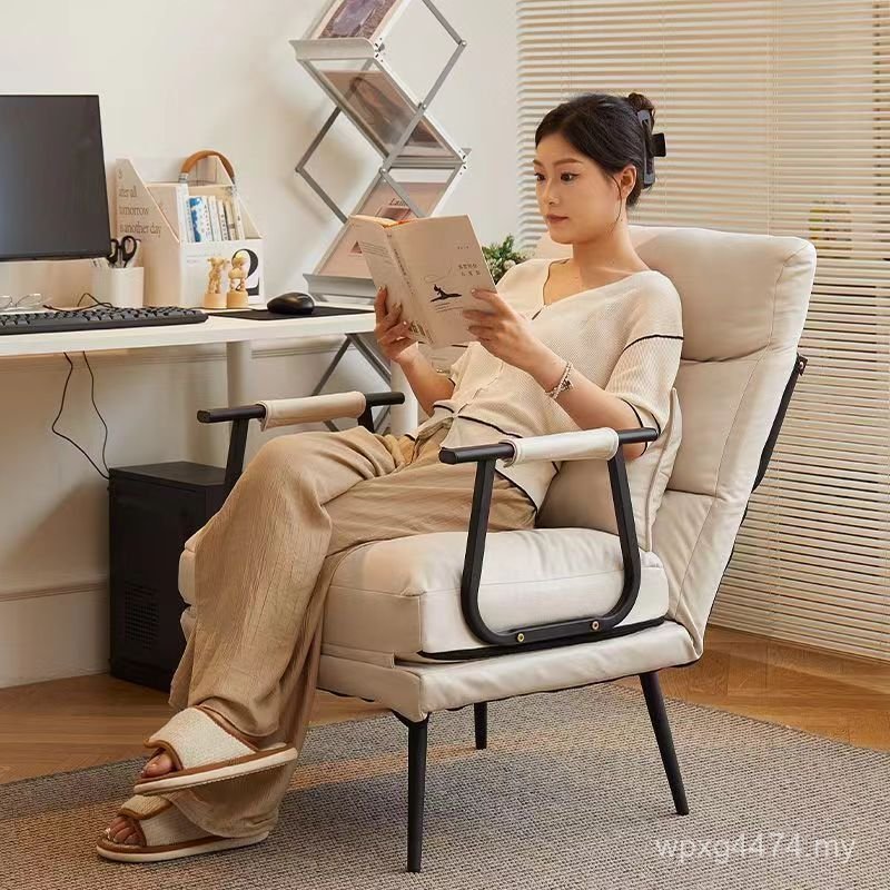 Sofa Office Recliner Foldable Nap Backrest Computer Seat Single Bed Can Sit Multifunctional Lunch Break Recliner HRS7