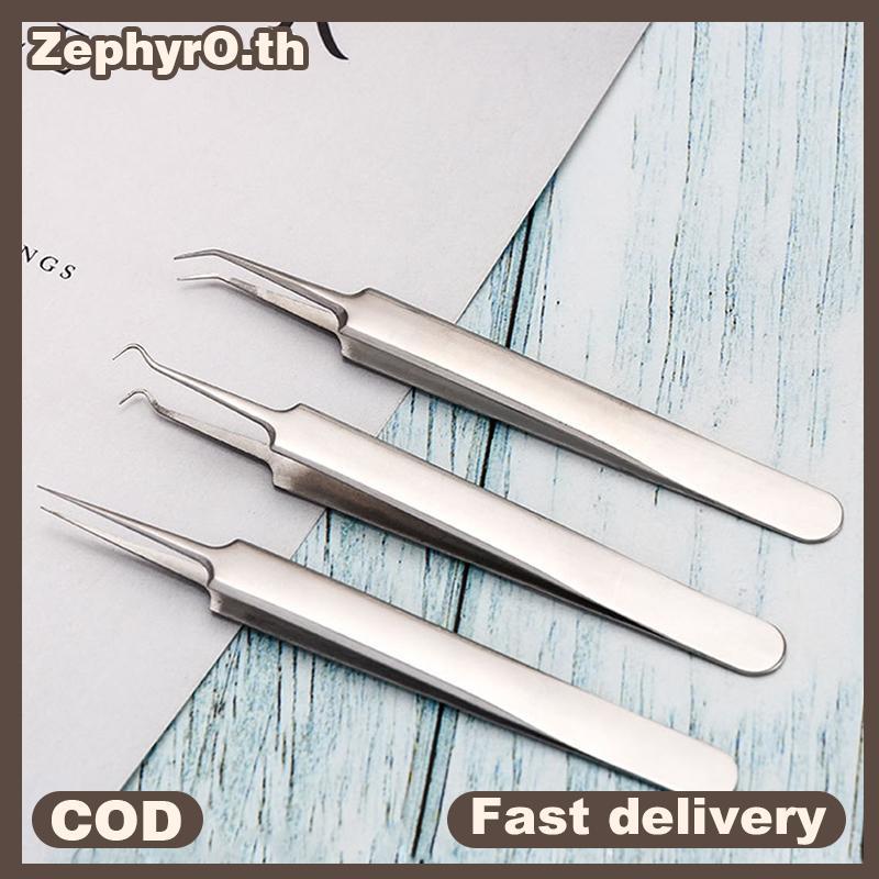 null Needle Tweezers Blahead Pimples Removal Pointed Bend Head Face Care Tools null