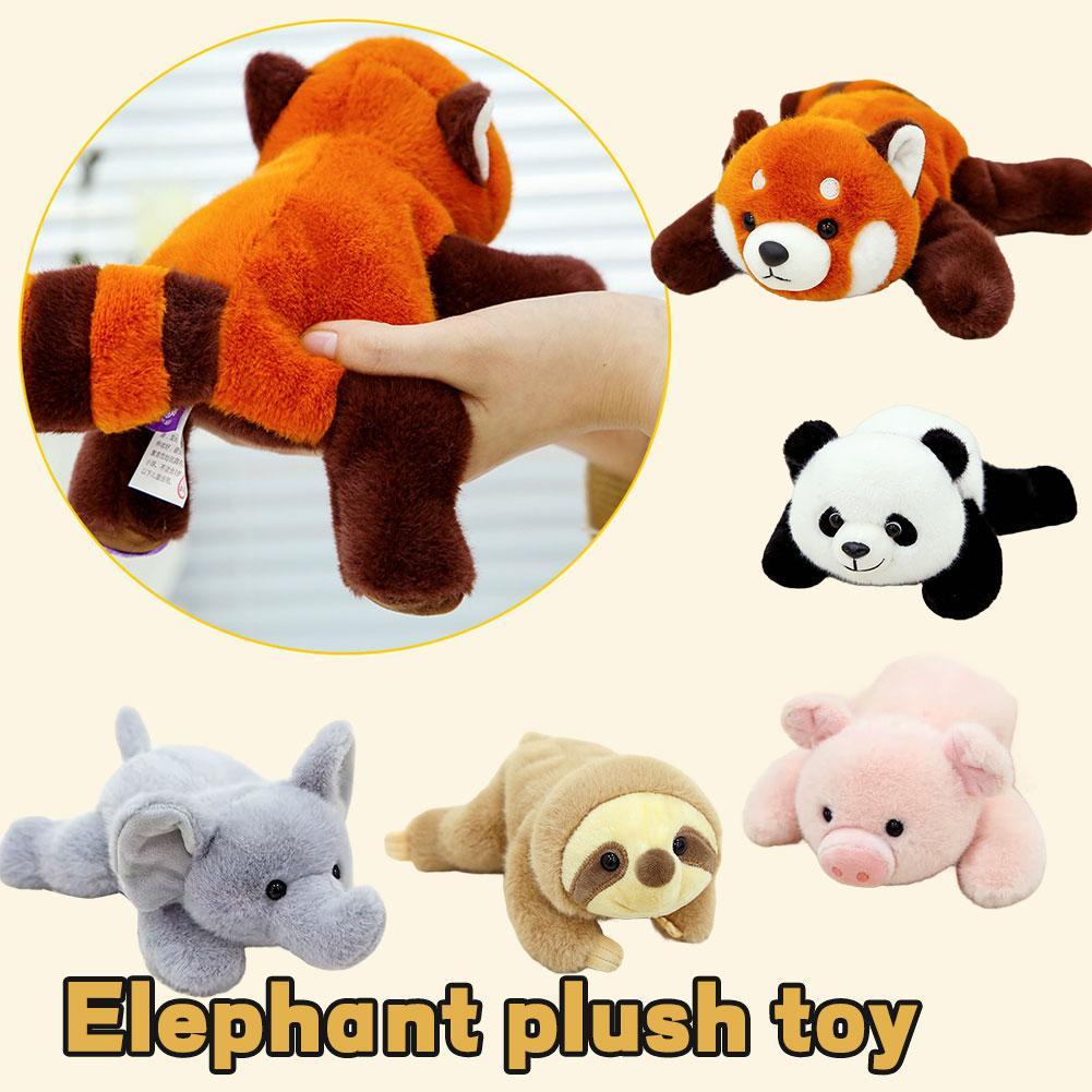 Xiangxiang Three Pose Animal Plush Toy Desk Ornament Figurine Turtle Children's Penguin Doll C8d6