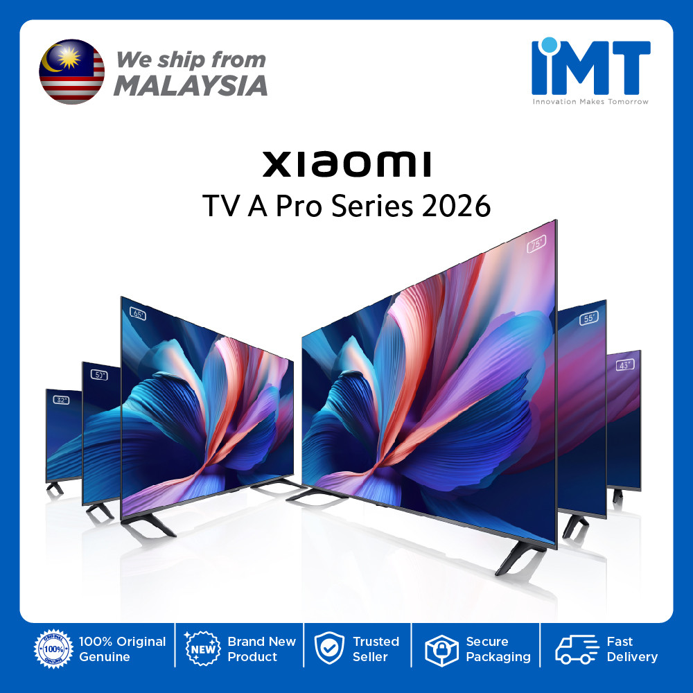 Xiaomi TV A Pro Series 2026 | 4K QLED Display | Dolby Audio™ | Sleek Metal Ultra-Thin Bezel Design