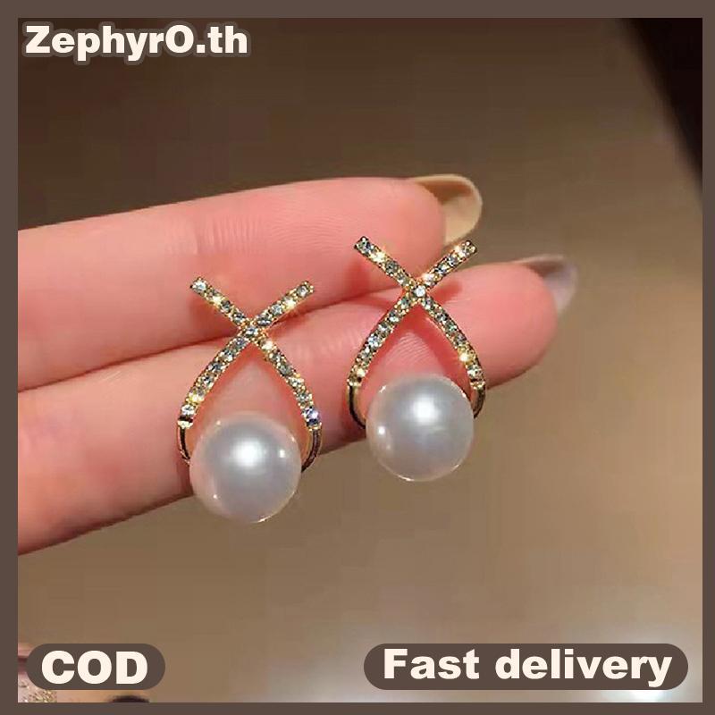 null Pearl Earrings 2022 for Women Irregular Women Jewelry Earing Fashion Korean Delicate Pearl Woman New Earrings null