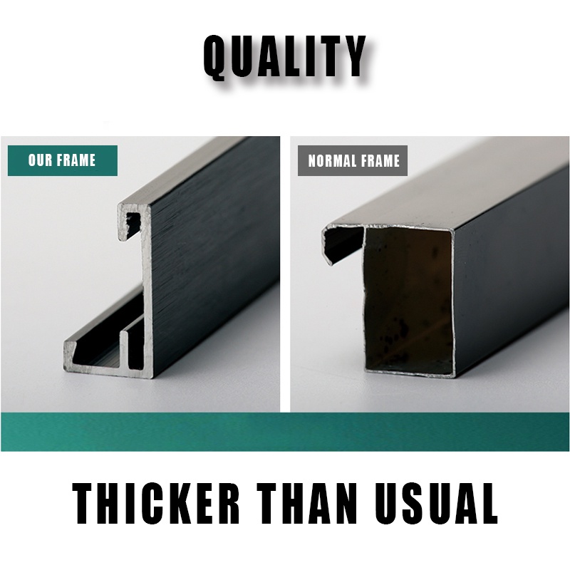 [No Drilling] Bathroom Wall Hanging Mirror SelfAdhesive WallMounted