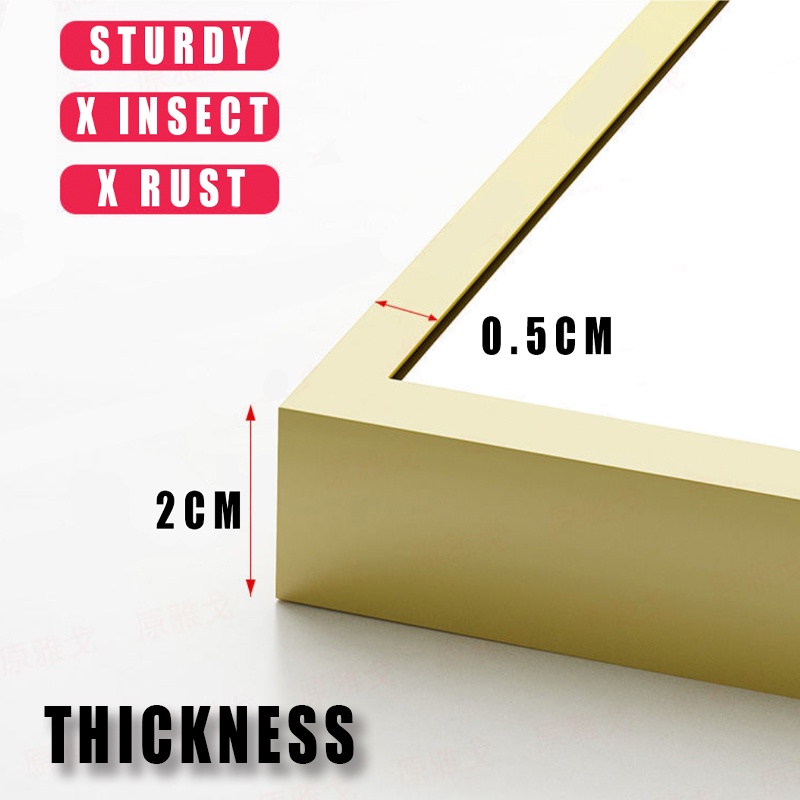 [No Drilling] Bathroom Wall Hanging Mirror SelfAdhesive WallMounted