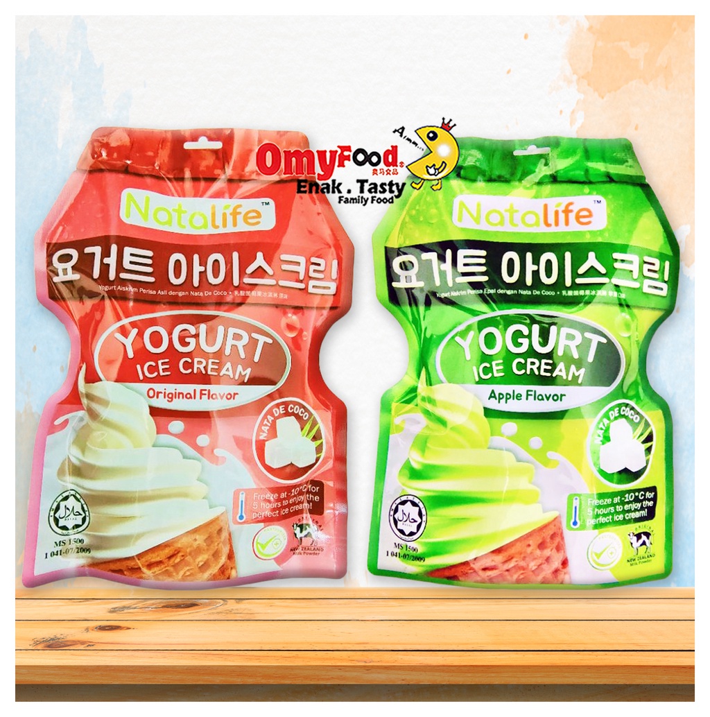 Natalife Yogurt Konjac Jelly [Apple/Grape/Mango/Original] Ice Cream[Original/Apple][OmyFood