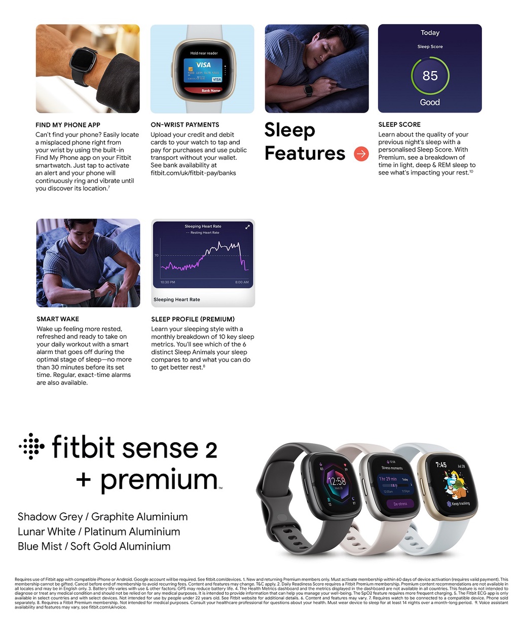 Fitbit Sense 2 [Smartwatch] | Built-in GPS | Shopee Malaysia