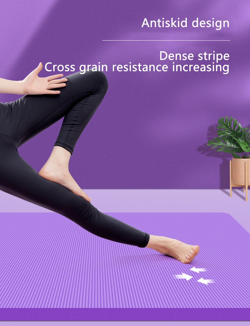 【No.1 Best selling】 NBR/TPE Yoga Mat 10/15MM Soft High Density EXTRA