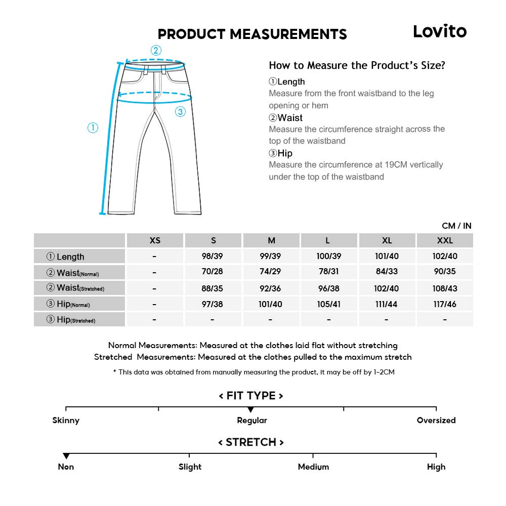 Lovito Plain High Waist Straight Leg Pants for Women Pantalon L02067 ...