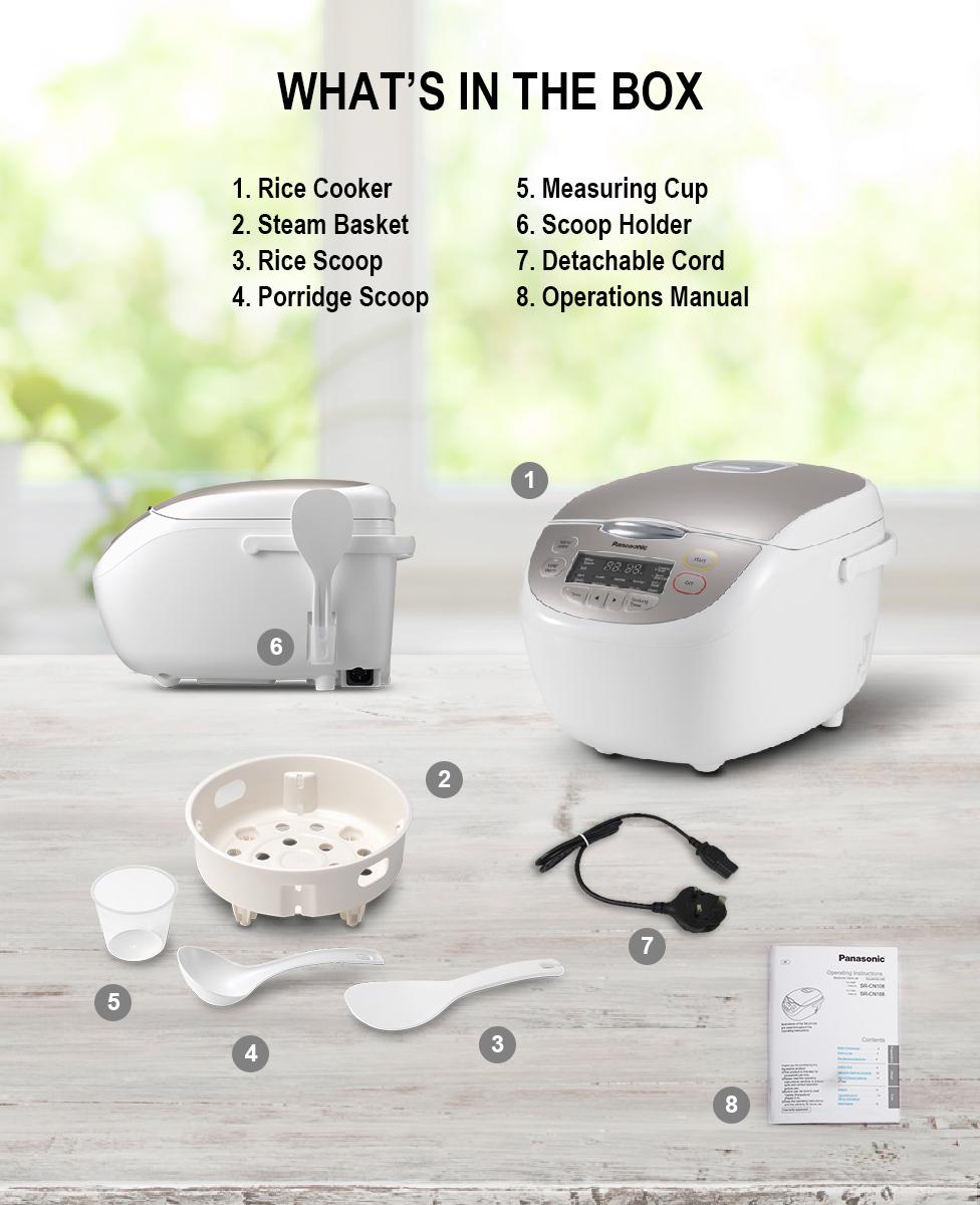 PANASONIC SRCP188 Jar Rice Cooker 1.8L SRCP188NSK 6 Layer Inner Pan