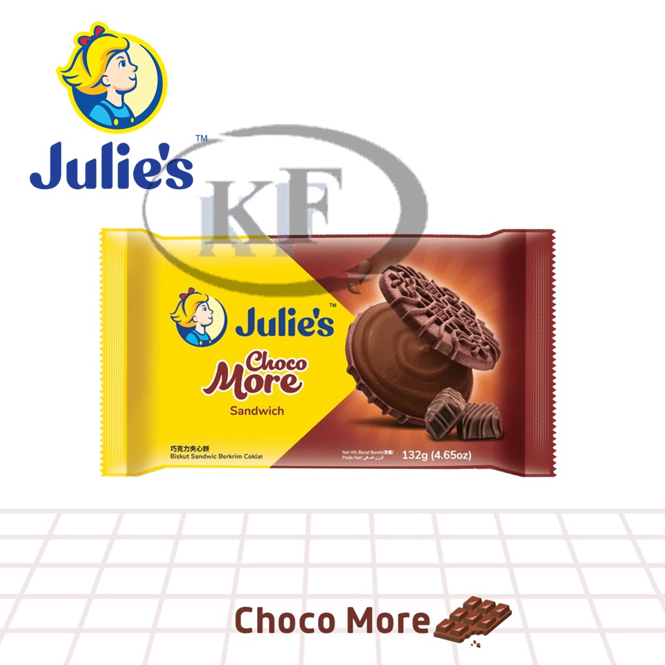 JULIE'S BISKUT SANDWIC 110G-135G (PEANUT BUTTER / FINGER LEMON / CHOCO ...