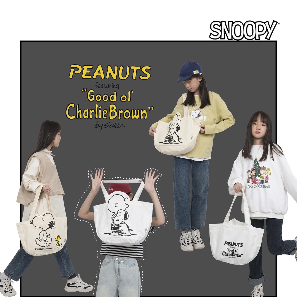 Peanuts Snoopy Canvas Bag