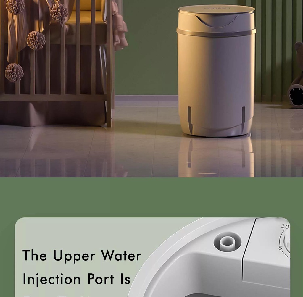 HODEKT Mini Mesin Basuh Portable Washing Machine With Dryer 4.5kg