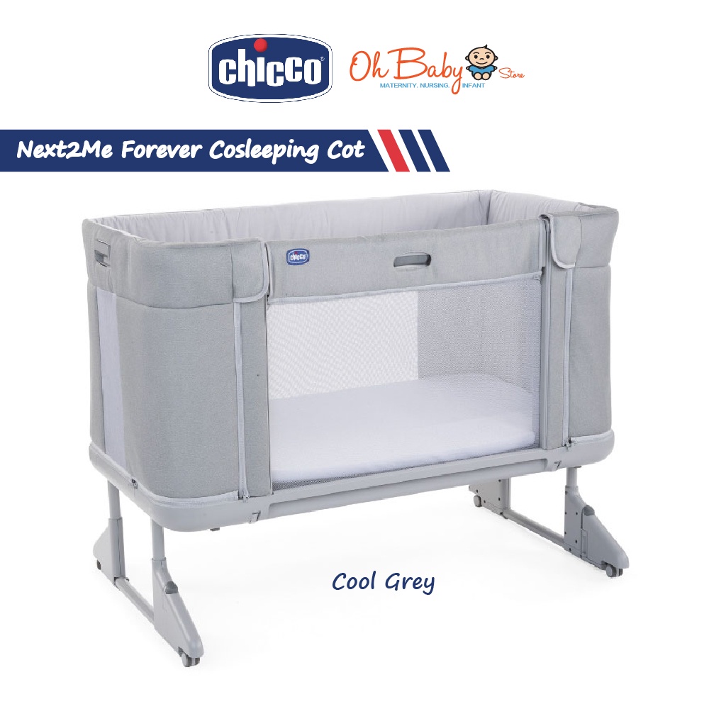 Chicco - Next2Me Forever Crib - Cool Grey