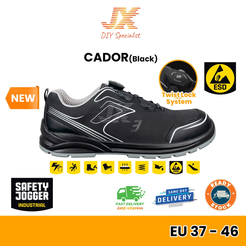 Safety Jogger Cador ESD S1P Stylish Modern Colourful Working Sporty