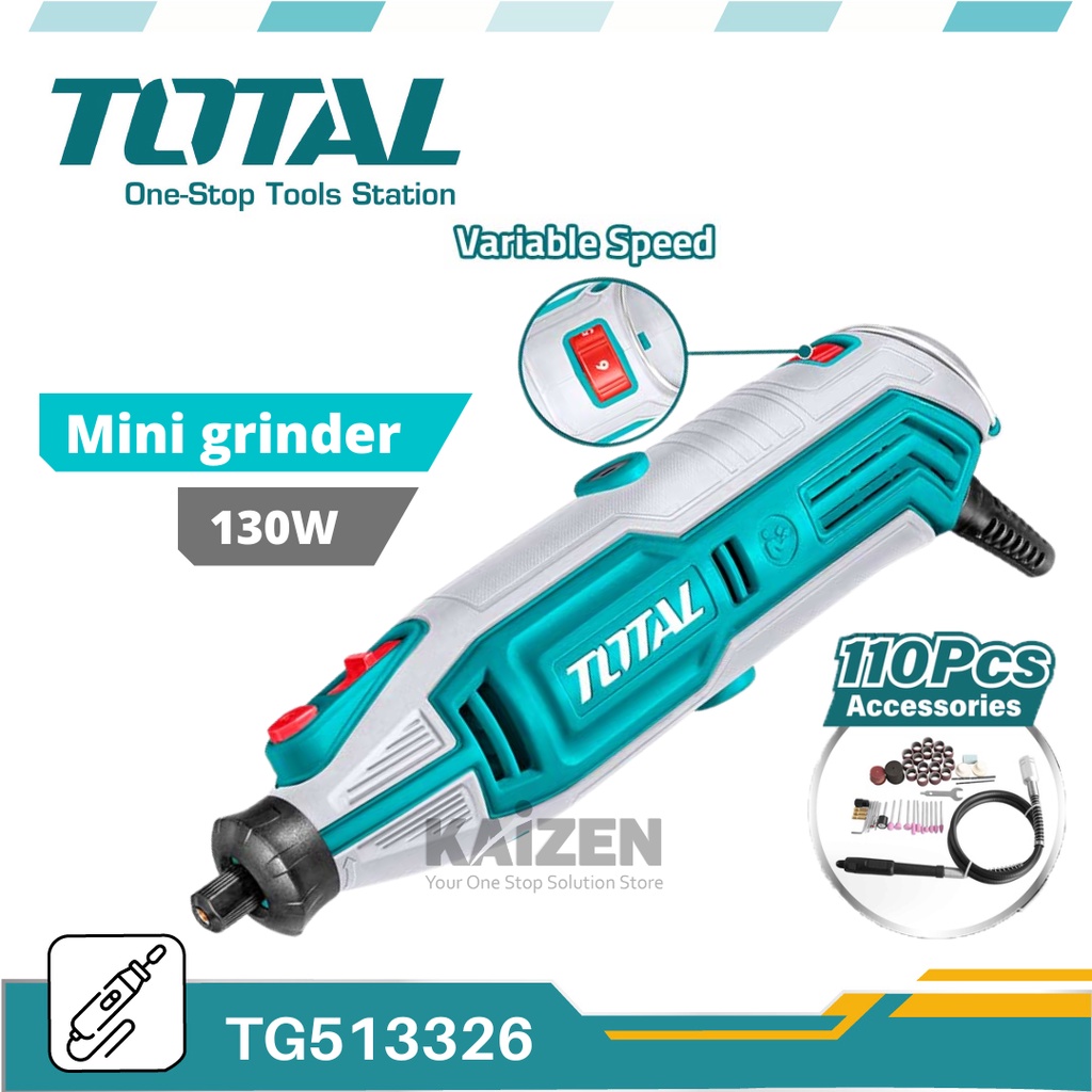 TOTAL Mini grinder 130W (TG513326E)