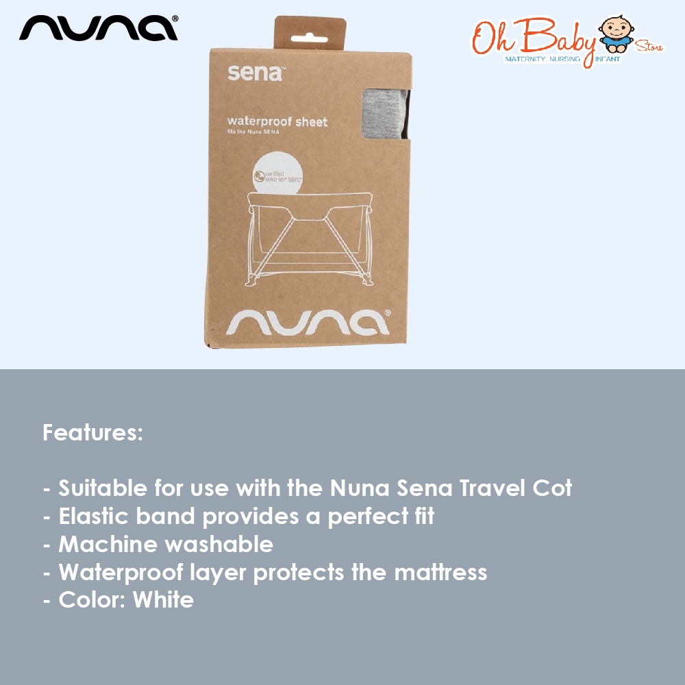 Nuna sena 2024 waterproof mattress cover