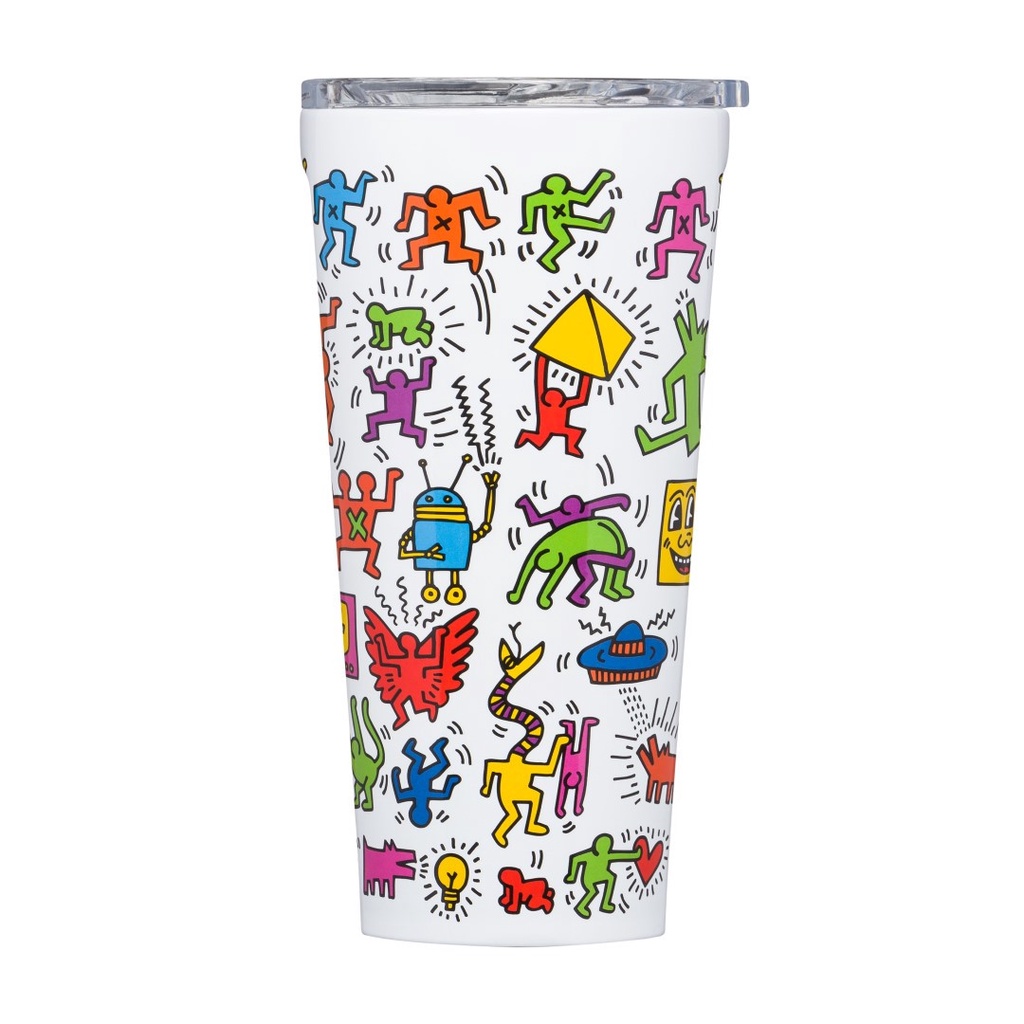 Corkcicle Triple Insulation Stainless Steel Tumbler Keith Haring