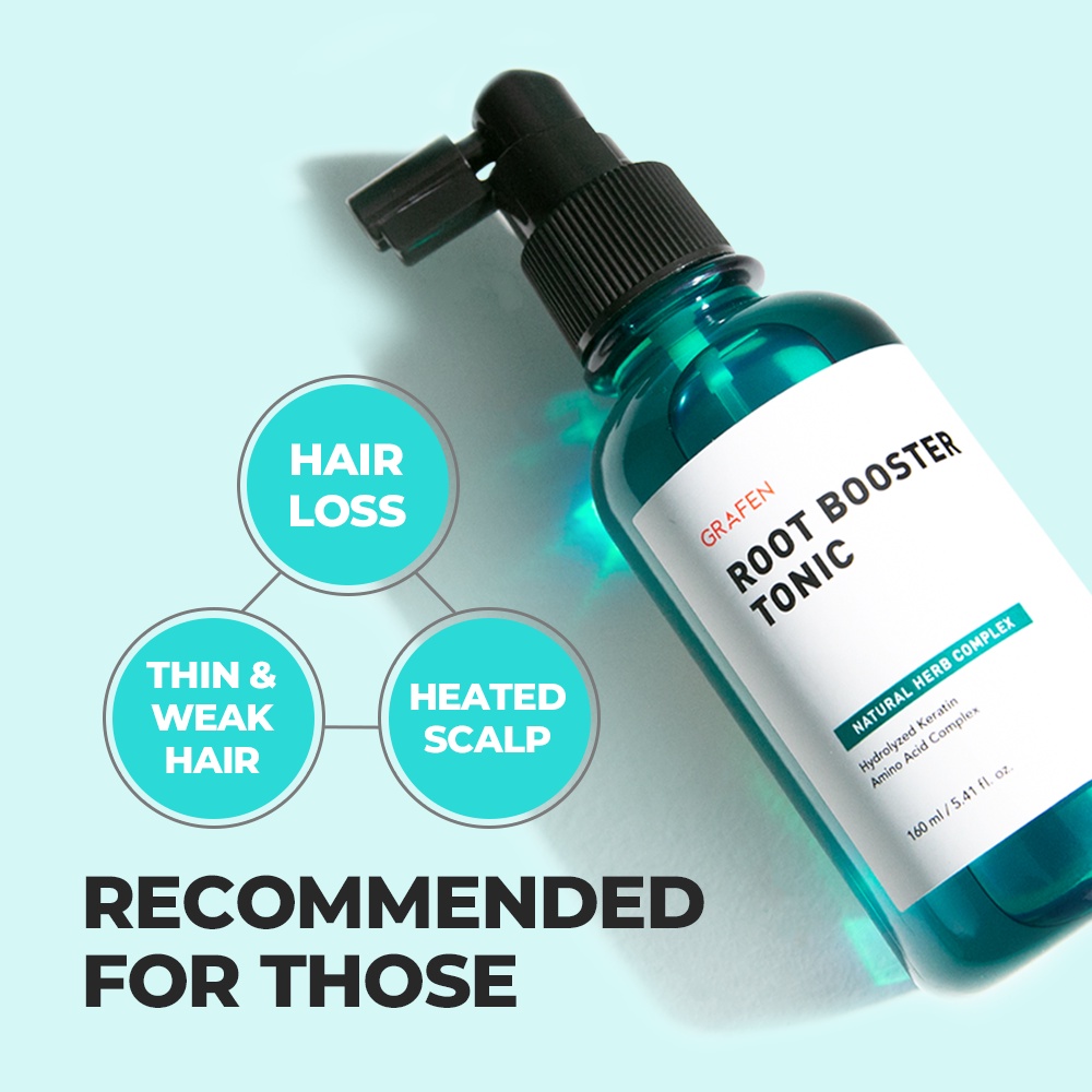 [GRAFEN] Root Booster Hair Tonic 160ml [ Refreshing & Scalp Cooling