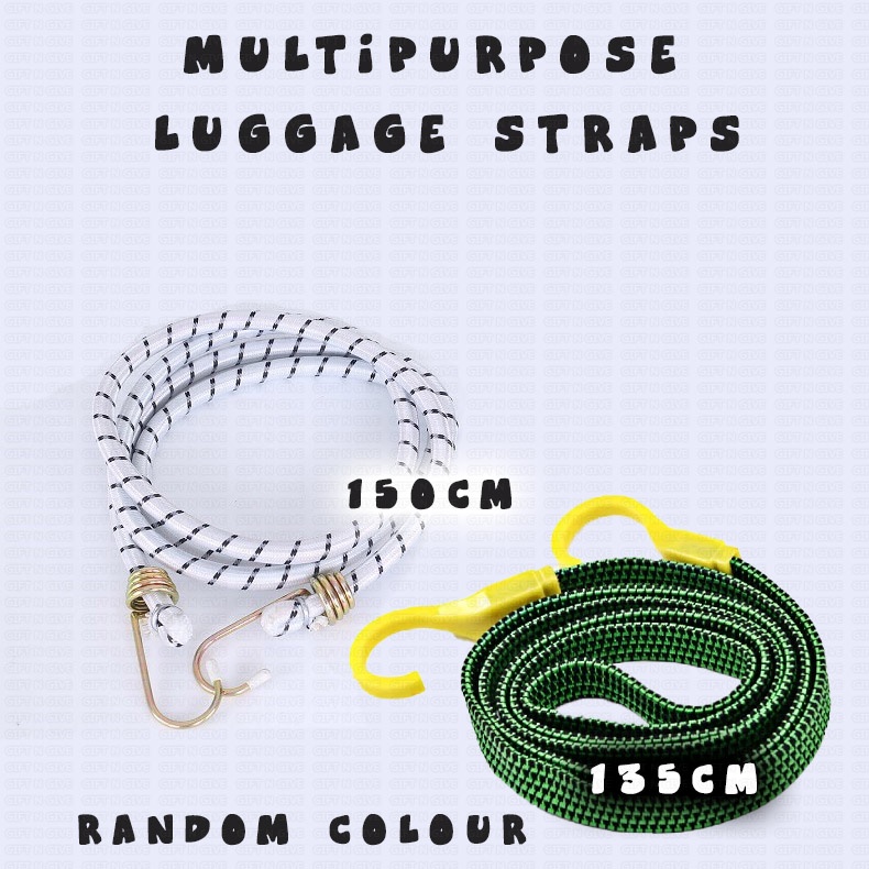 Rubber cheap luggage straps