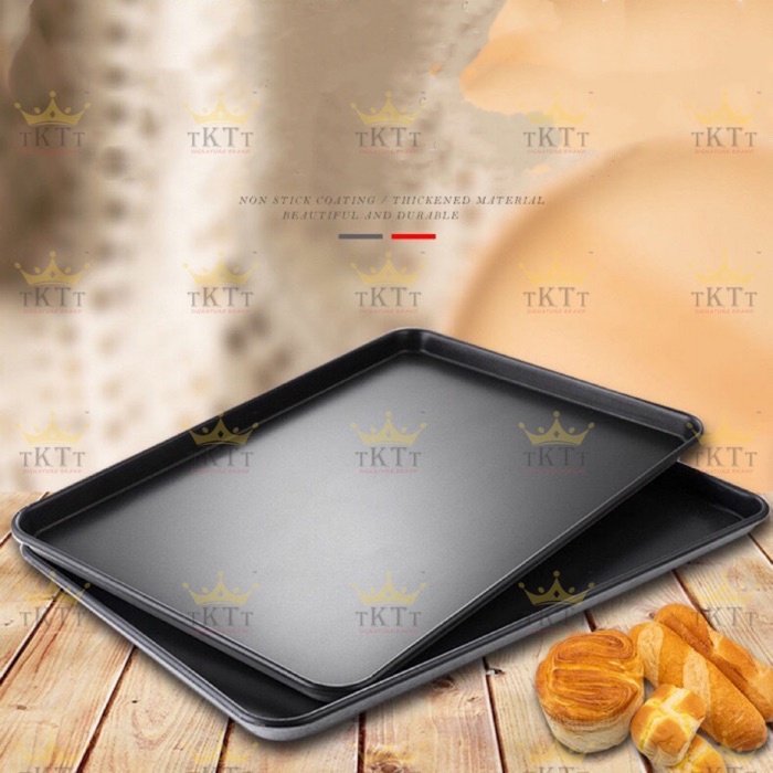 TKTT 60x40cm Aluminium Baking Tray Industries Oven Baking Tray