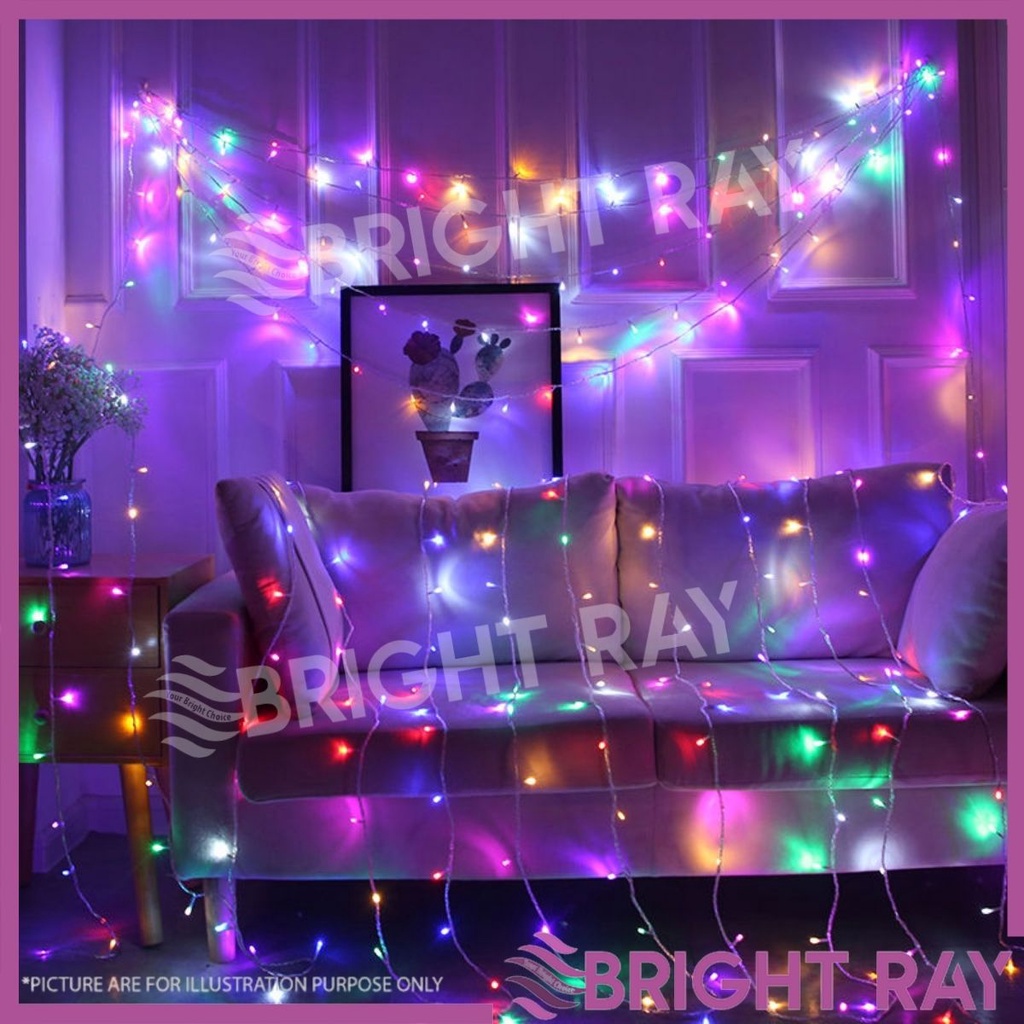 LED String Fairy Light Waterproof Lampu Hiasan Rumah LED Lampu Lip Lap