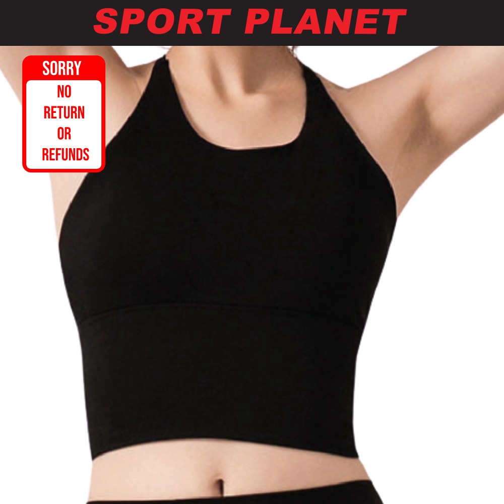 Sport Planet High Support Mid Impact Long Line Sport Bra Accessories (GSK VX20 BRA BK/WX20-001BK) Sport Planet 46-14