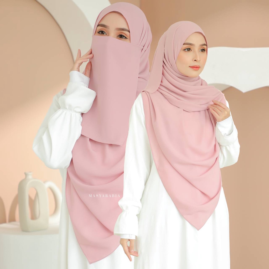 MASYARABIA Helena Shawl Large In Cheryl Pink [BUY 3 RM110]