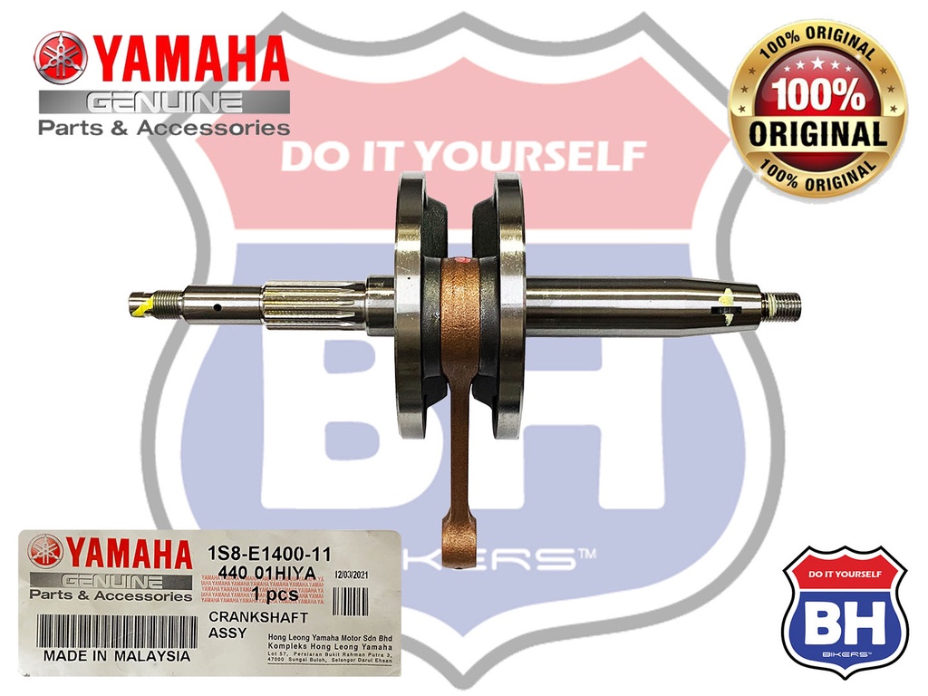YAMAHA LC135 4 SPEED 4S 135LC CRANKSHAFT CRANK SHAFT WITHOUT CLUTCH 100 ORIGINAL HLY Shopee
