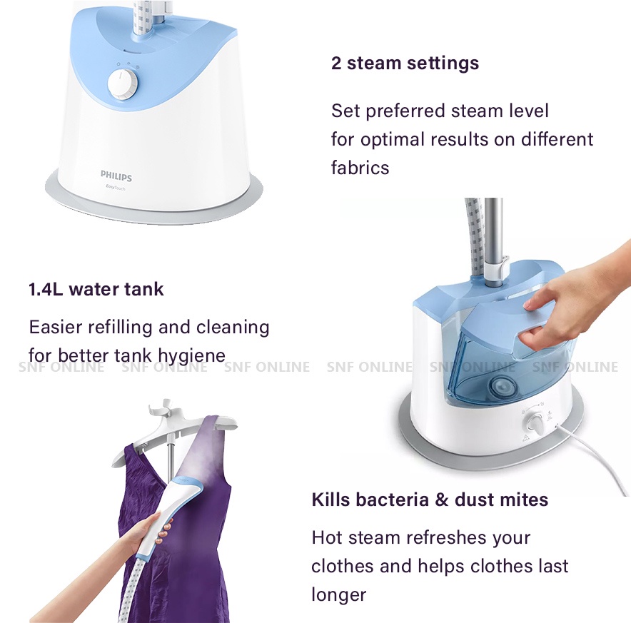 Philips Easy Touch Garment Steamer GC482/27 GC482 GC487/86 GC487