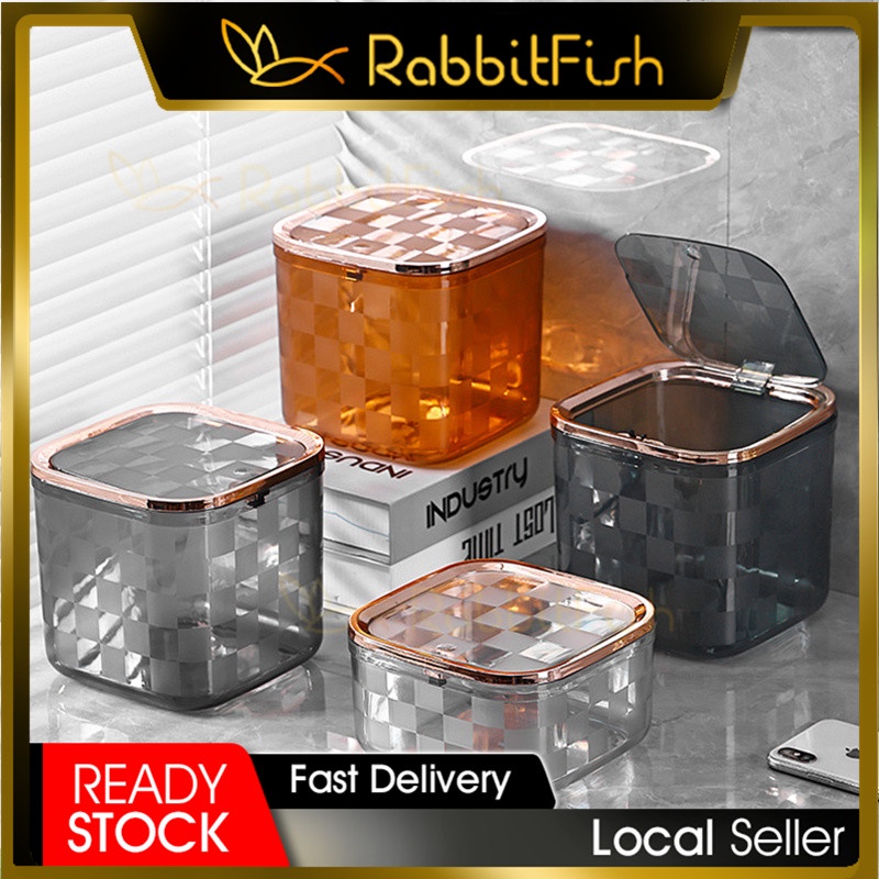 Desktop Waste Can Separable Table Rubbish Bin Large Opening Living Room