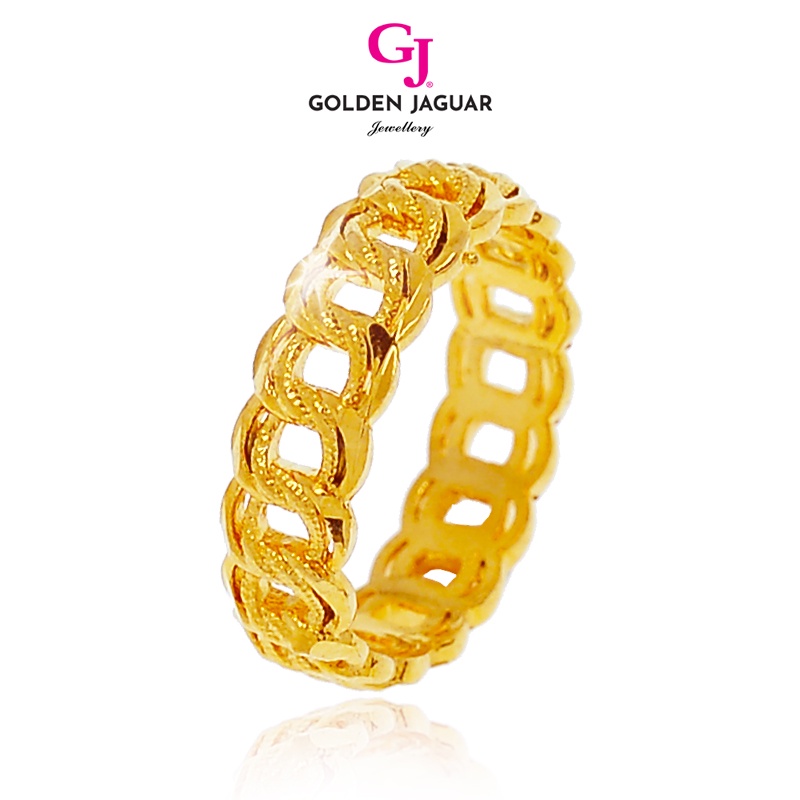 GJ Jewellery Emas Bangkok/Korea 24k Gold Plated Ring Cincin Full Coco Pasir Kikir 84601