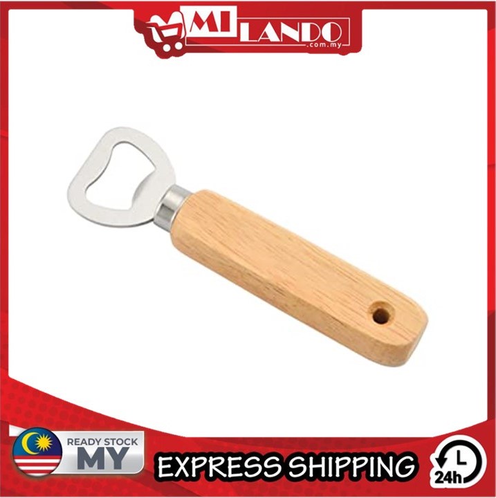 MILANDO Wooden Wine Opener Stainless Steel alchohol Bottle Opener  (Type 7)