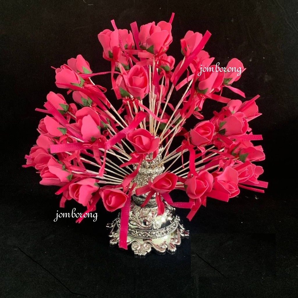 (50pcs) BUNGA TELUR Egg Flower doorgift bunga telor pelamin engagement ...