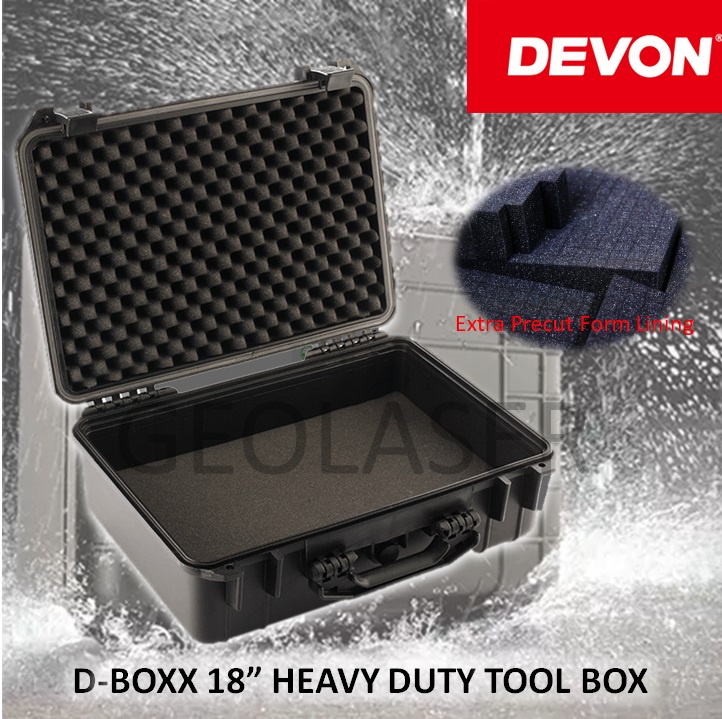 DEVON 18" / 450MM Watertight Crushproof Dustproof AntiImpact Tool Box