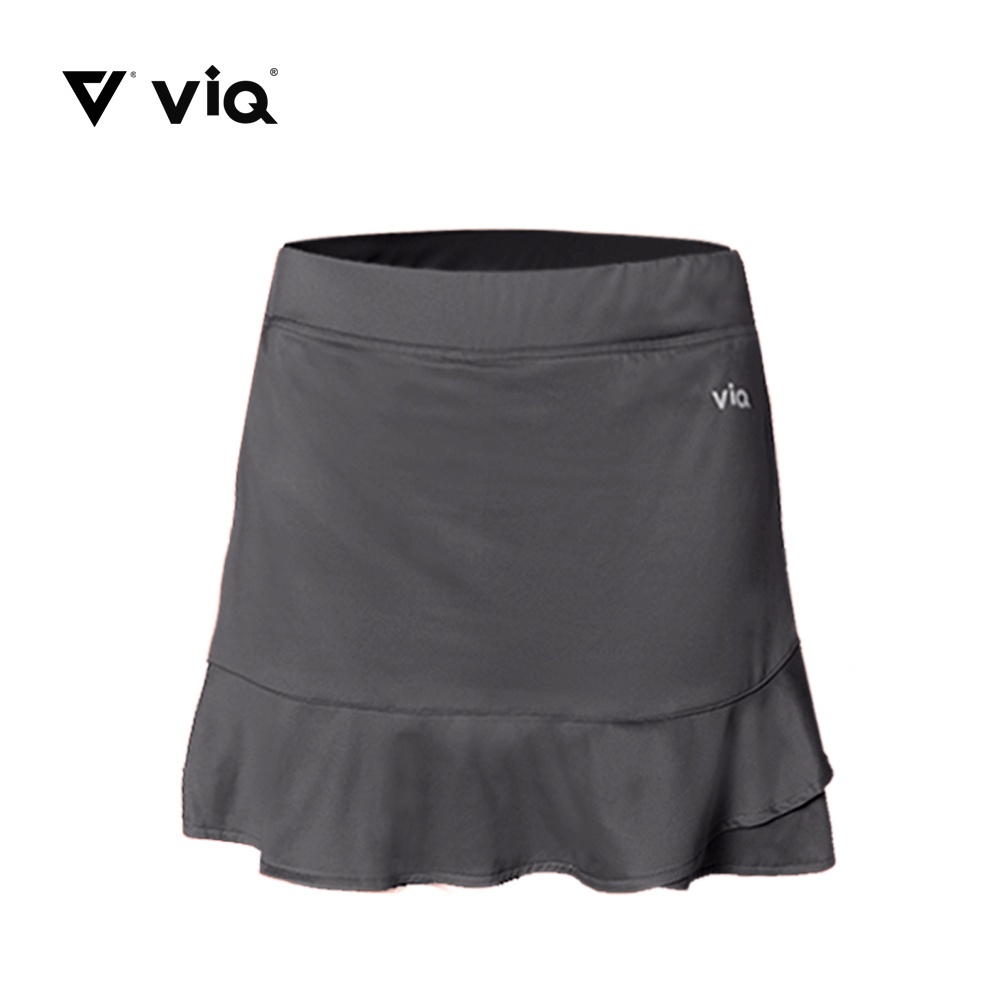 ViQ Women Ruffled Skort Casual Plain Tennis Pickleball Short Pants