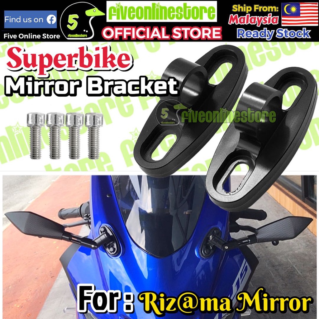 Side Mirror For Fairing Superbike R15 R25 Ninja 250 Ninja 650 ZX6 ZX10 CBR250 CBR650 R1 R6 Side