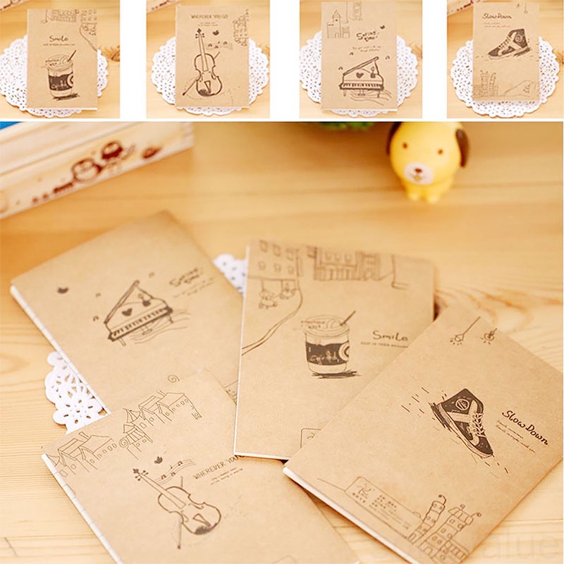 WHOLESALE | Mini Retro Trendy Notebook Book Pocket Notepad Stationery Portable Journaling Diary Write Doorgift Gift