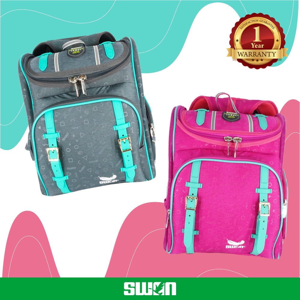 SWAN NEW TechnoLite Spinal Protection Back Support School Bag/Beg