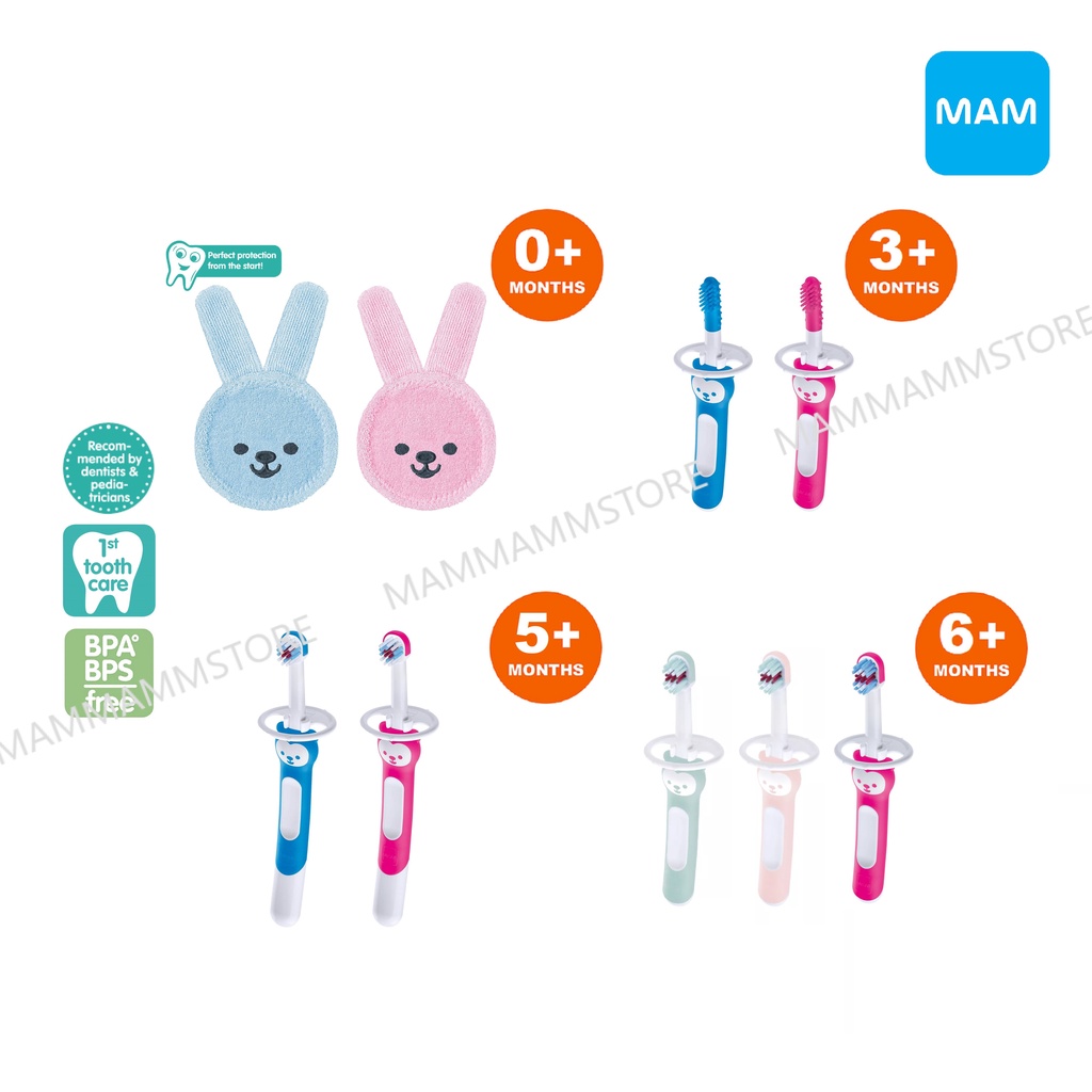 MAM Oral Care Rabbit / Toothbrush For 0/3/5/6 months+