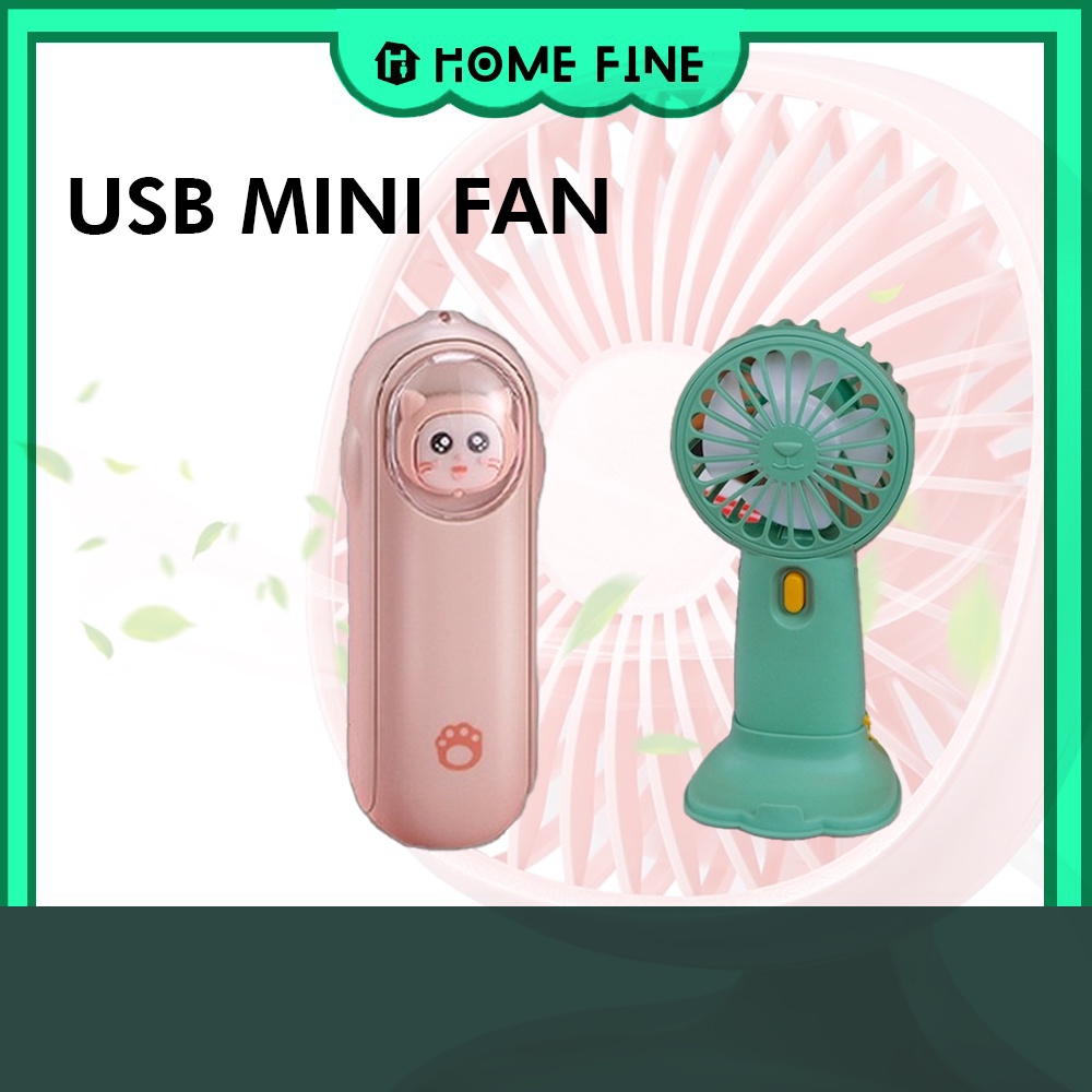 Kipas Mini USB Boleh Lipat Mini USB Foldable Fan portable fan rechargeable Portable Handheld Hand Desk Mini Rechargeable