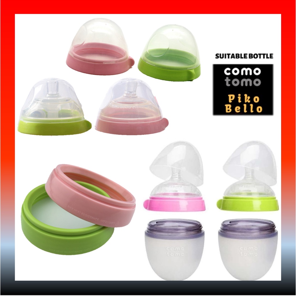 Comotomo Baby Bottle 2 Pack 5fl.oz/150ml GREEN | Le BéBé Store