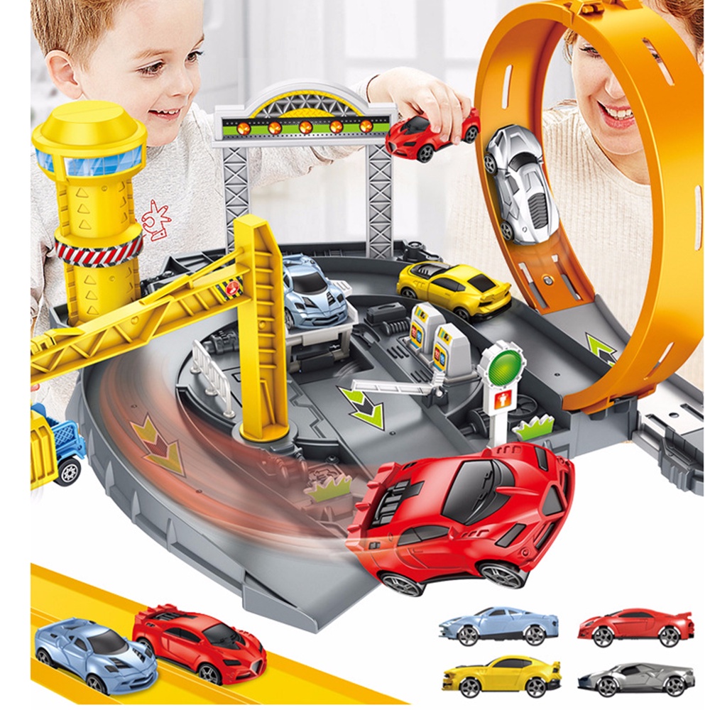 URBAN TRACK PARKING LOT MAINAN TREK PERLUMBAAN P872-A 赛道玩具