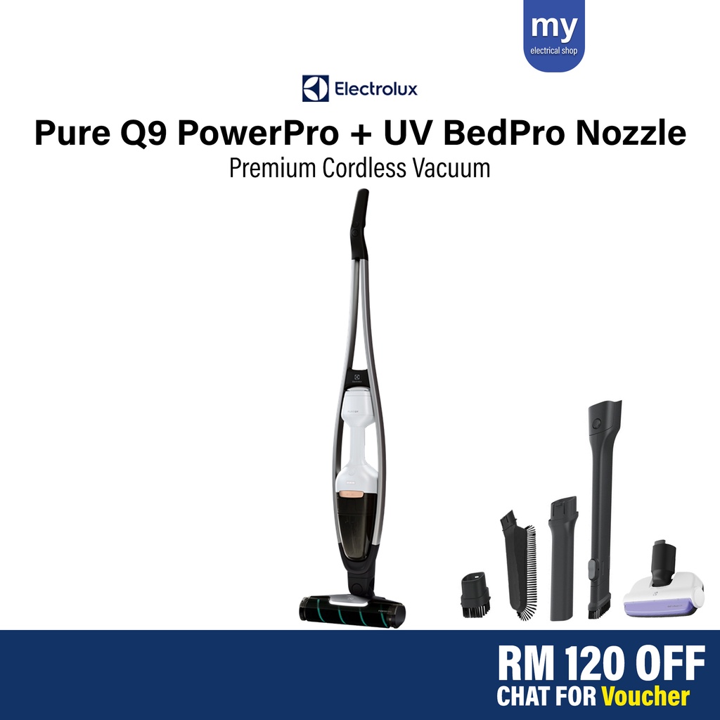 Electrolux PQ923SBWF Pure Q9 PowerPro BedPro Power Plus Nozzle