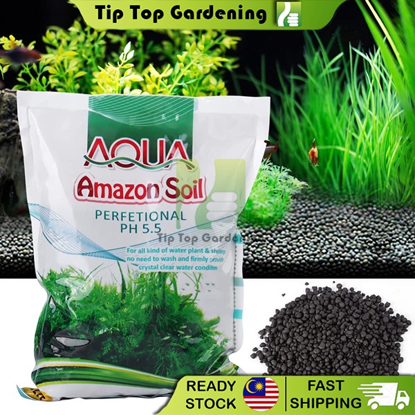 AQUA Amazon Soil (1L/3L) Aquarium Water Plant Soil Water Grass Mud Aquascape Fish Tank Soil